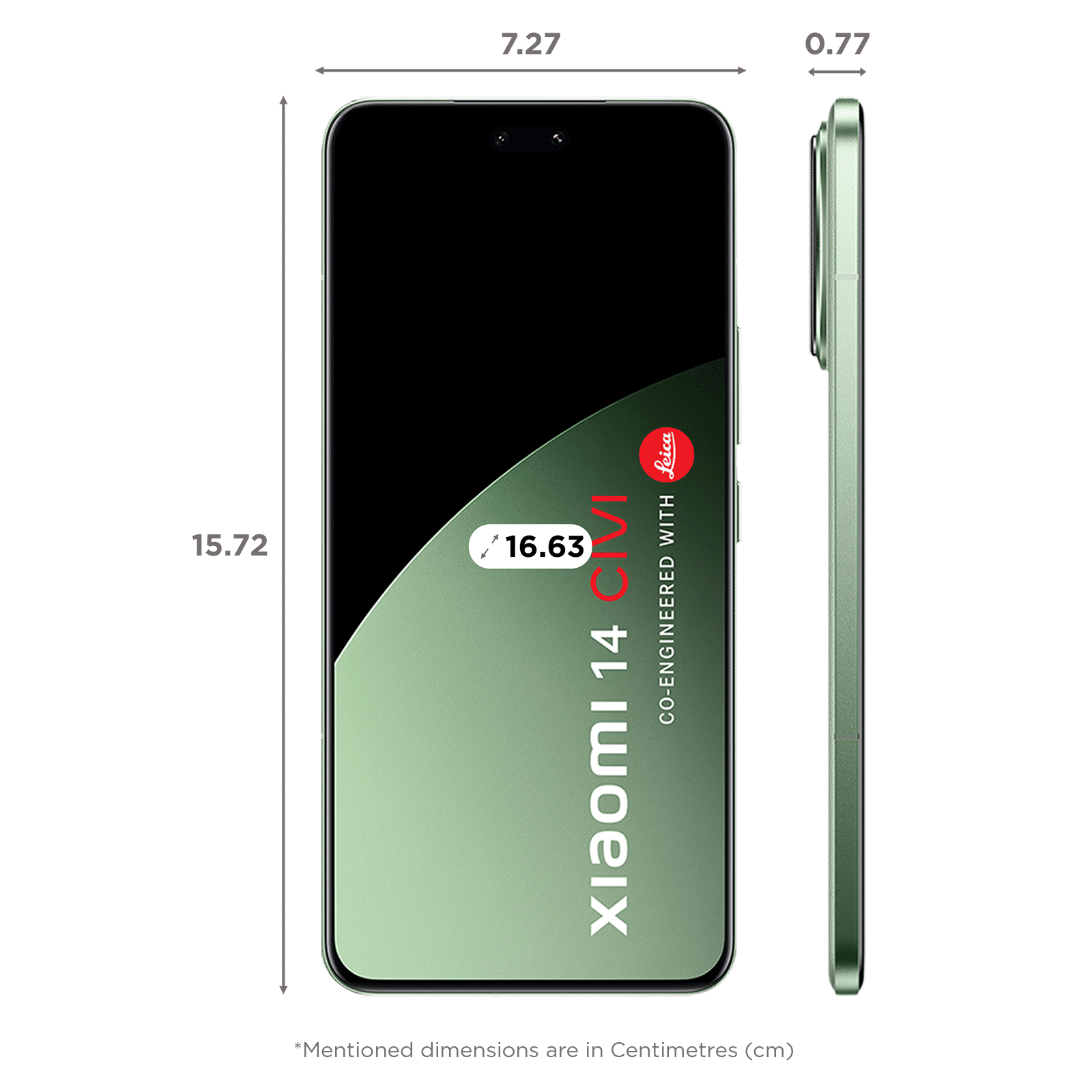 Buy Xiaomi 14 CIVI 5G (12GB RAM, 512GB, Matcha Green) Online – Croma